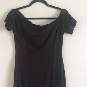 Black xl long dress